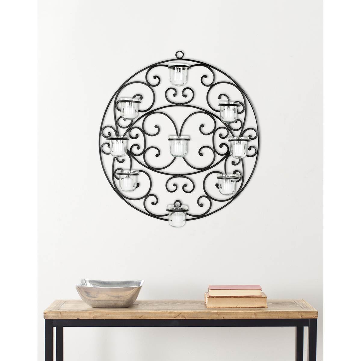 Safavieh Black Tea Light Wall Decor