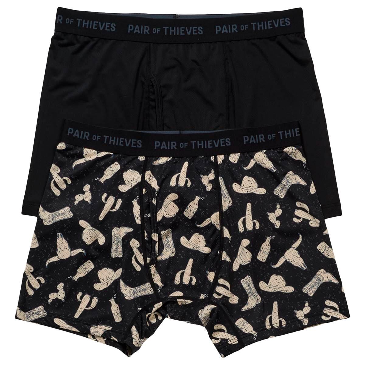 Mens Pair of Thieves 2pk. Superfit Cowboy Boot Boxer Briefs