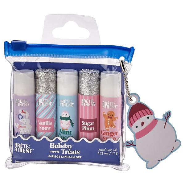 Arete & Athene Holiday Sweet Treats 5pc. Lip Balm Set