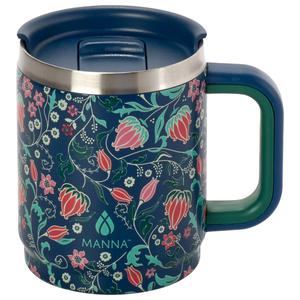Manna Boulder 14oz. 3D Navy Botanical Mug