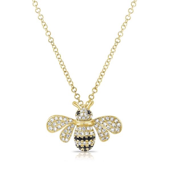 Diamond Classics(tm) 14kt. Diamond Bumble Bee Necklace