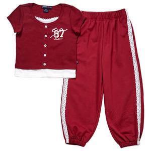 Girls (4-6x) Limited Too(tm) Layered Button Front Tee w/ Joggers