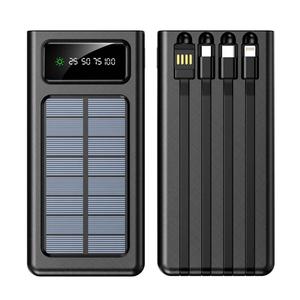 TechBro 20K Solar Powerbank with Cables