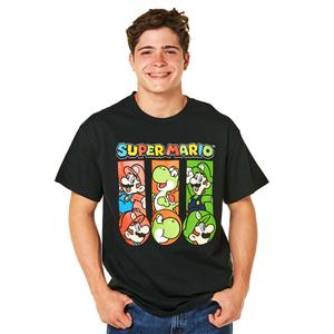 Young Mens Nintendo Super Mario(tm) Three Up Graphic Tee