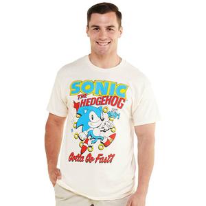 Young Mens Sonic(tm) The Hedghog Gotta Go Fast Short Sleeve Tee