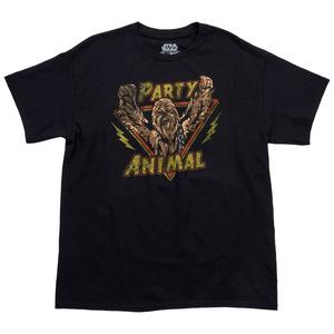 Young Mens Star Wars(R) Chewbacca Party Animal Graphic Tee - Black