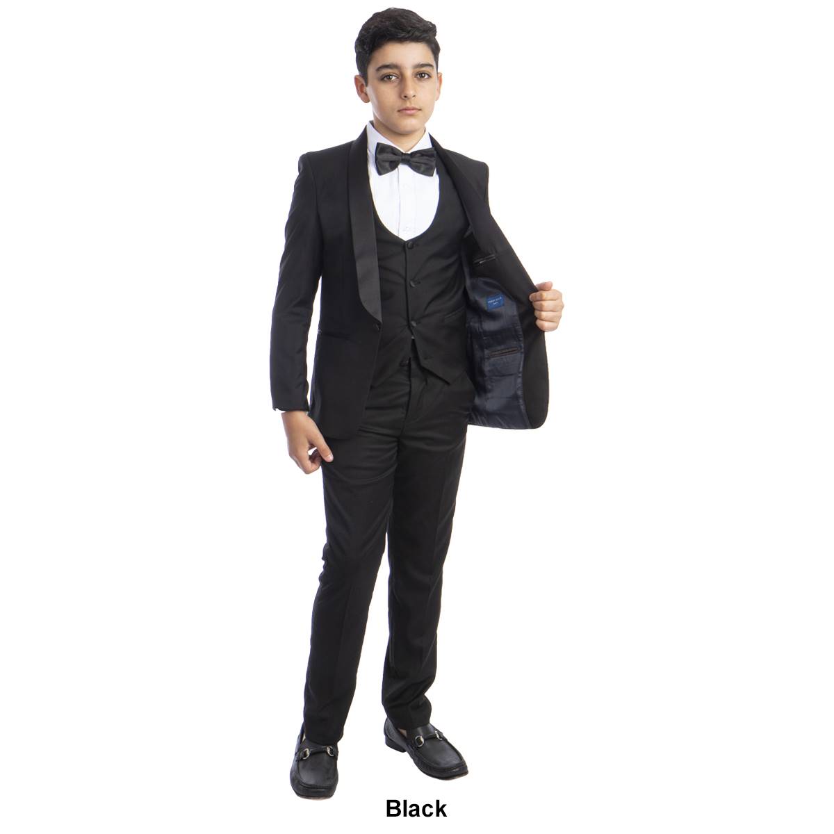 Boys Perry Ellis 5pc. Slim Fit Stretch Tuxedo Set