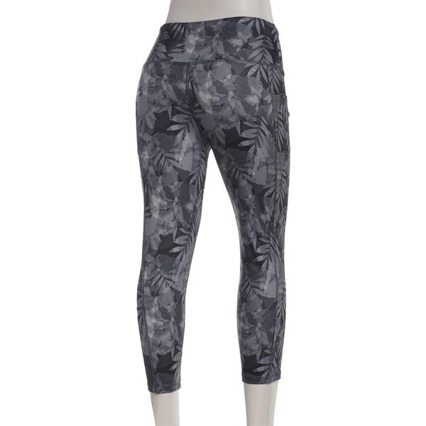 Womens Starting Point(R) Leaf Print Capri Leggings alternate view
