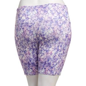 Womens Starting Point(R) Floral Bike Shorts - Purple alternate view
