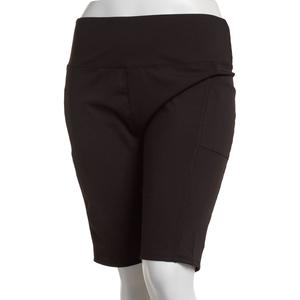 Plus Size Starting Point(R) Performance Bike Shorts - Black alternate view