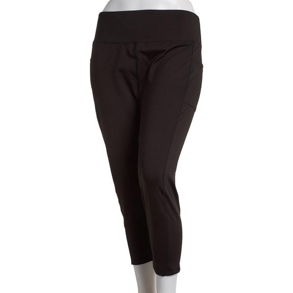 Plus Size Starting Point(R) Soft Touch Solid Performance Capris