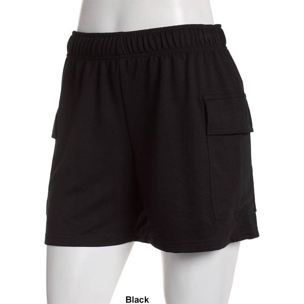 Womens Starting Point(R) French Terry Solid Cargo Shorts alternate view