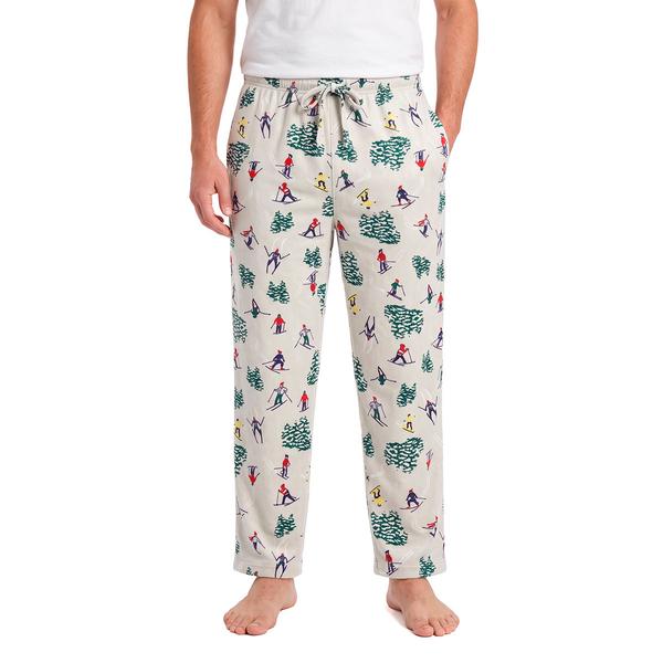 Mens Preswick & Moore(R) Ski Slope Silky Fleece Pajama Pants