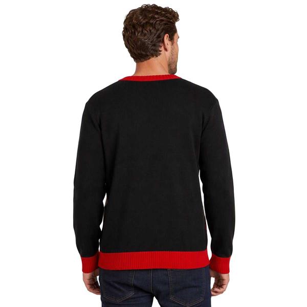 Mens Holiday Hype Stuck Santa Ugly Christmas Sweater alternate view