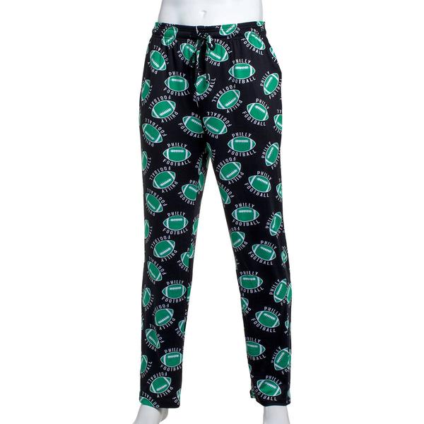 Mens Tailgate Philadelphia Football Pajama Pants - Black