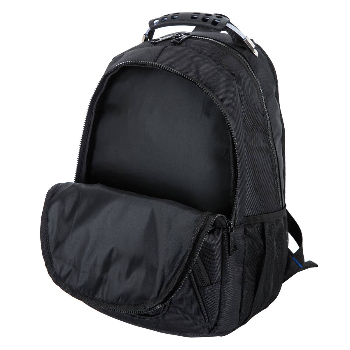 InUSA Roadster Black Executive Backpack W/ 15.6in. Laptop Pouch