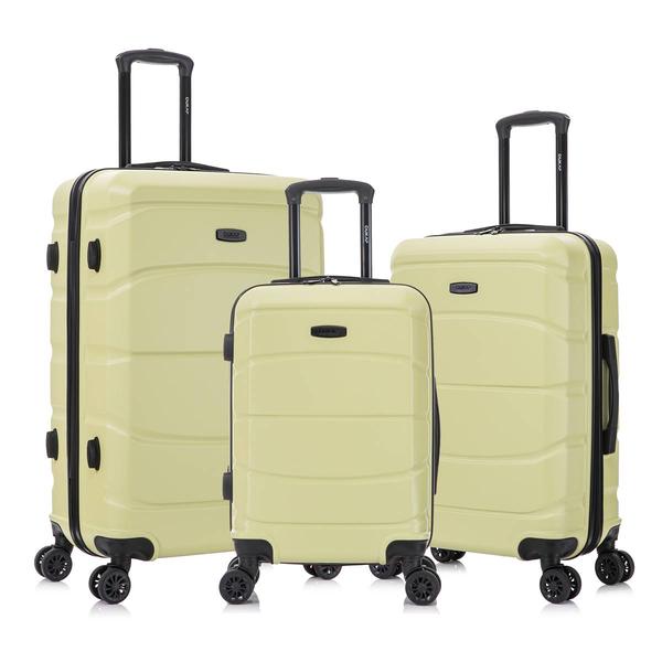 DUKAP Sense 3pc. Lightweight Hardside Spinner Luggage Set