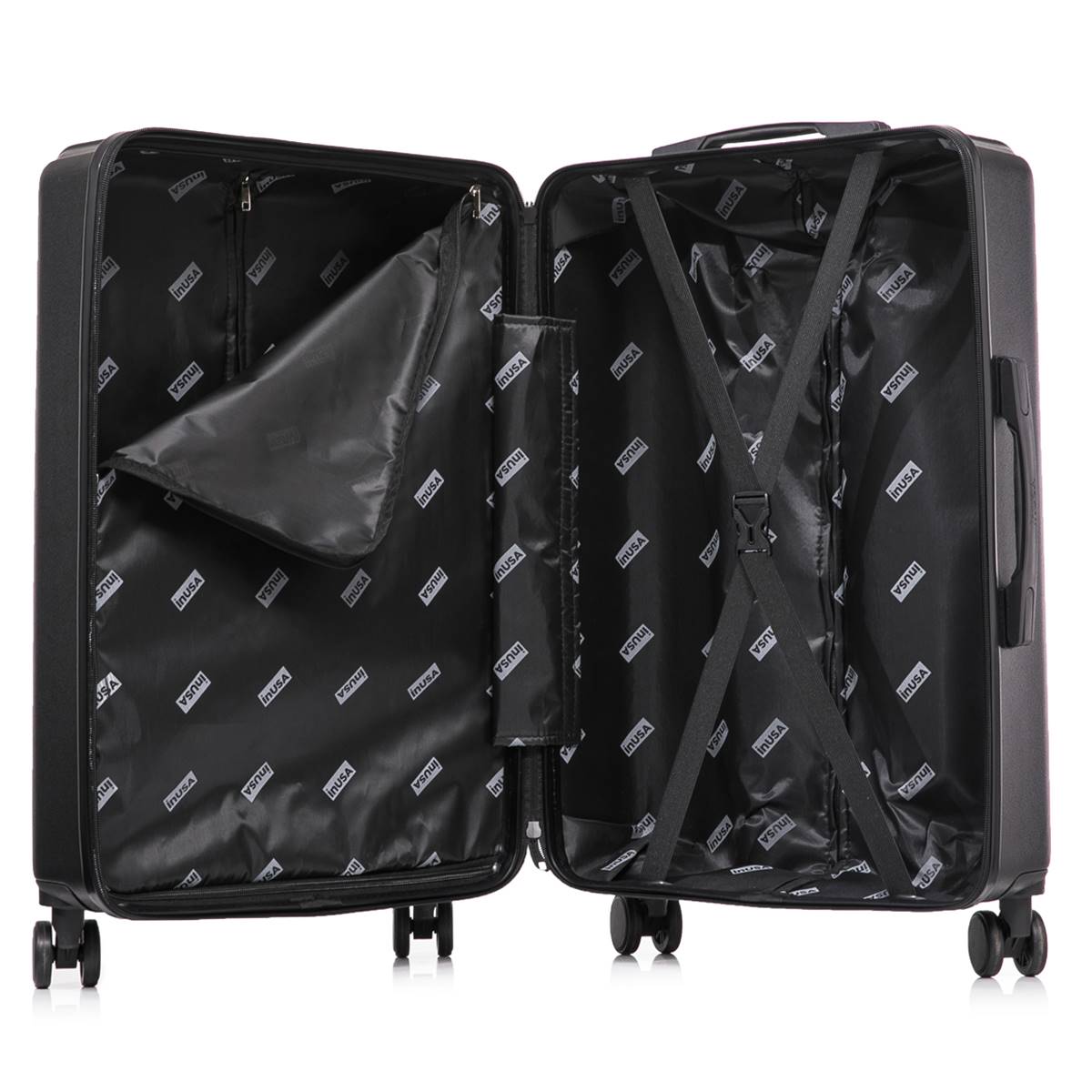 InUSA Drip 3pc. Lightweight Hardside Spinner Luggage Set