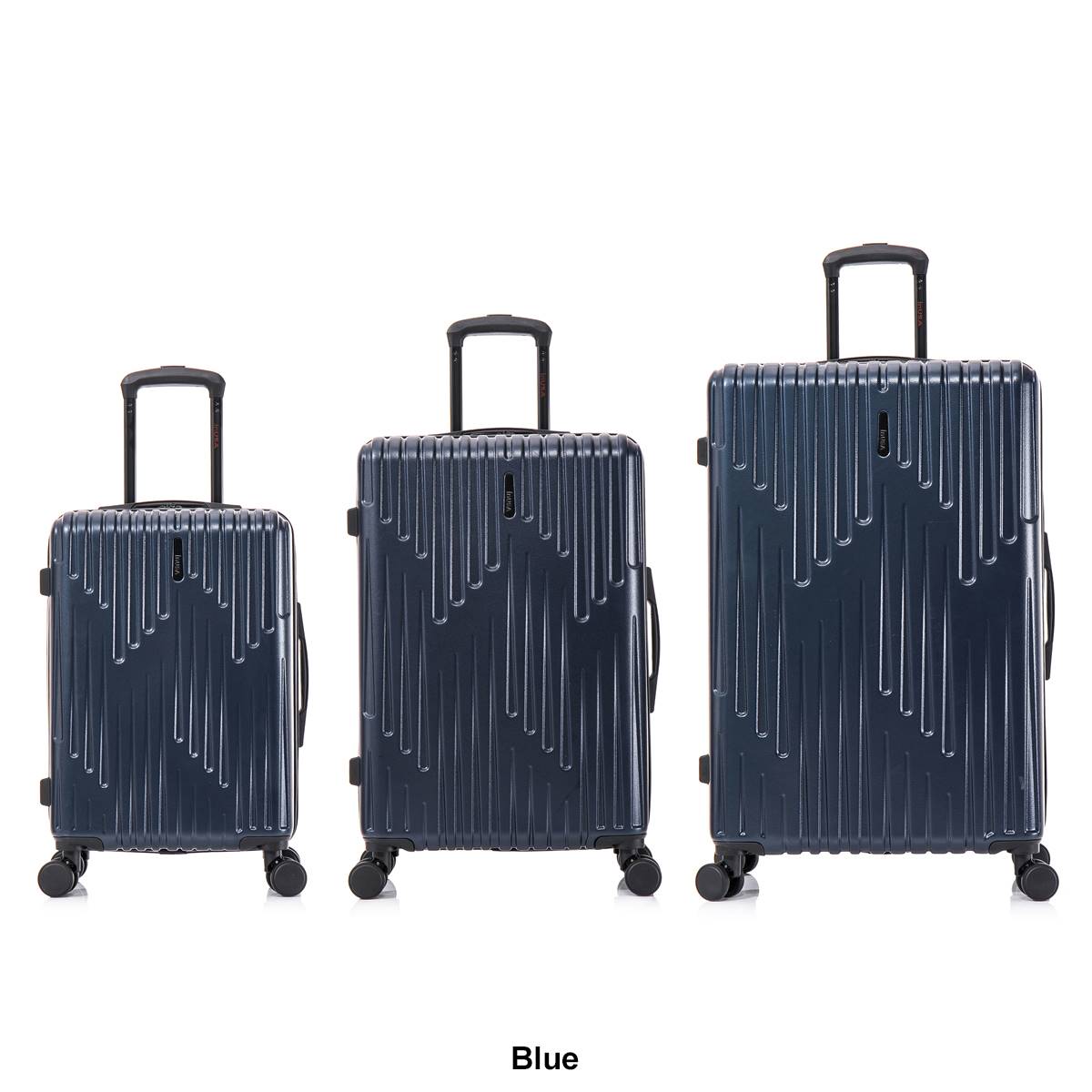 InUSA Drip 3pc. Lightweight Hardside Spinner Luggage Set