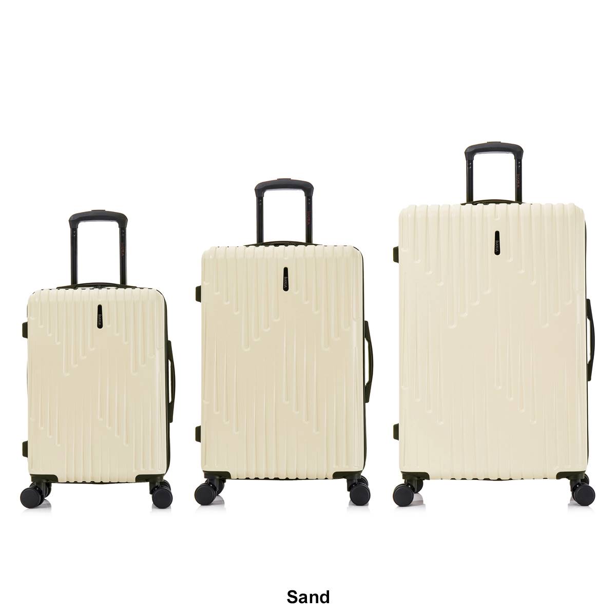 InUSA Drip 3pc. Lightweight Hardside Spinner Luggage Set