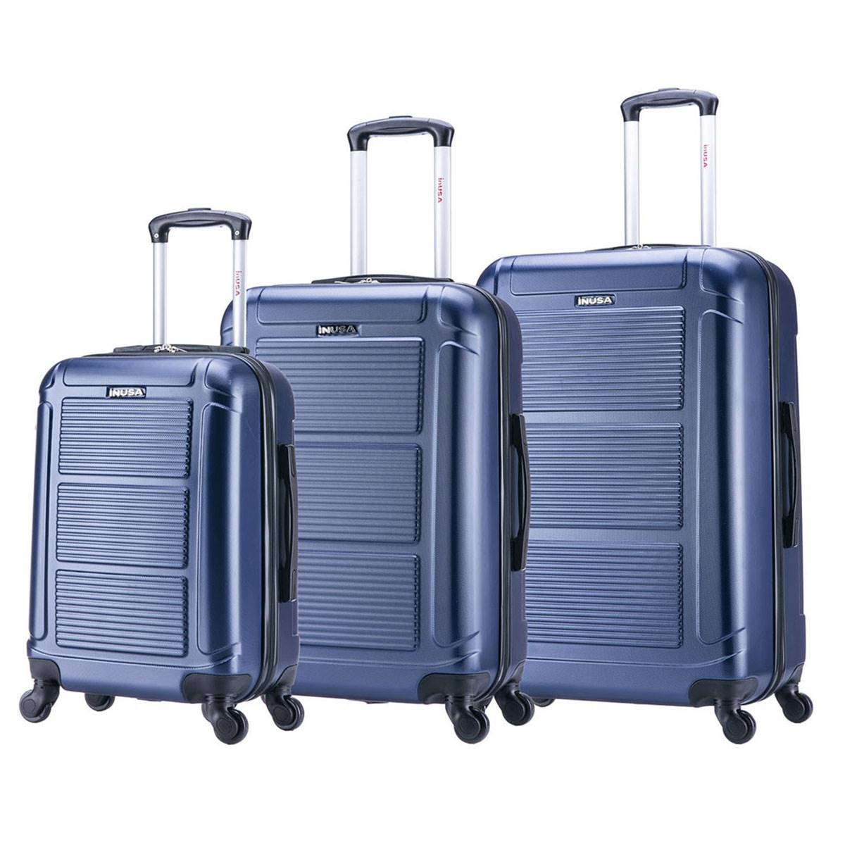 InUSA Pilot 3pc. Hardside Spinner Luggage Set