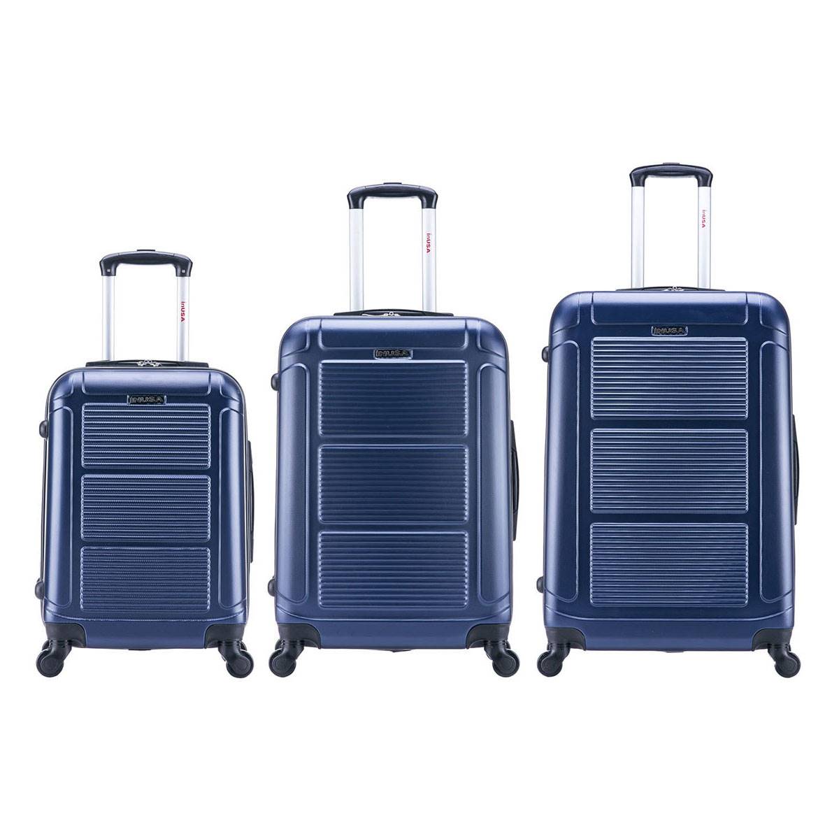 InUSA Pilot 3pc. Hardside Spinner Luggage Set