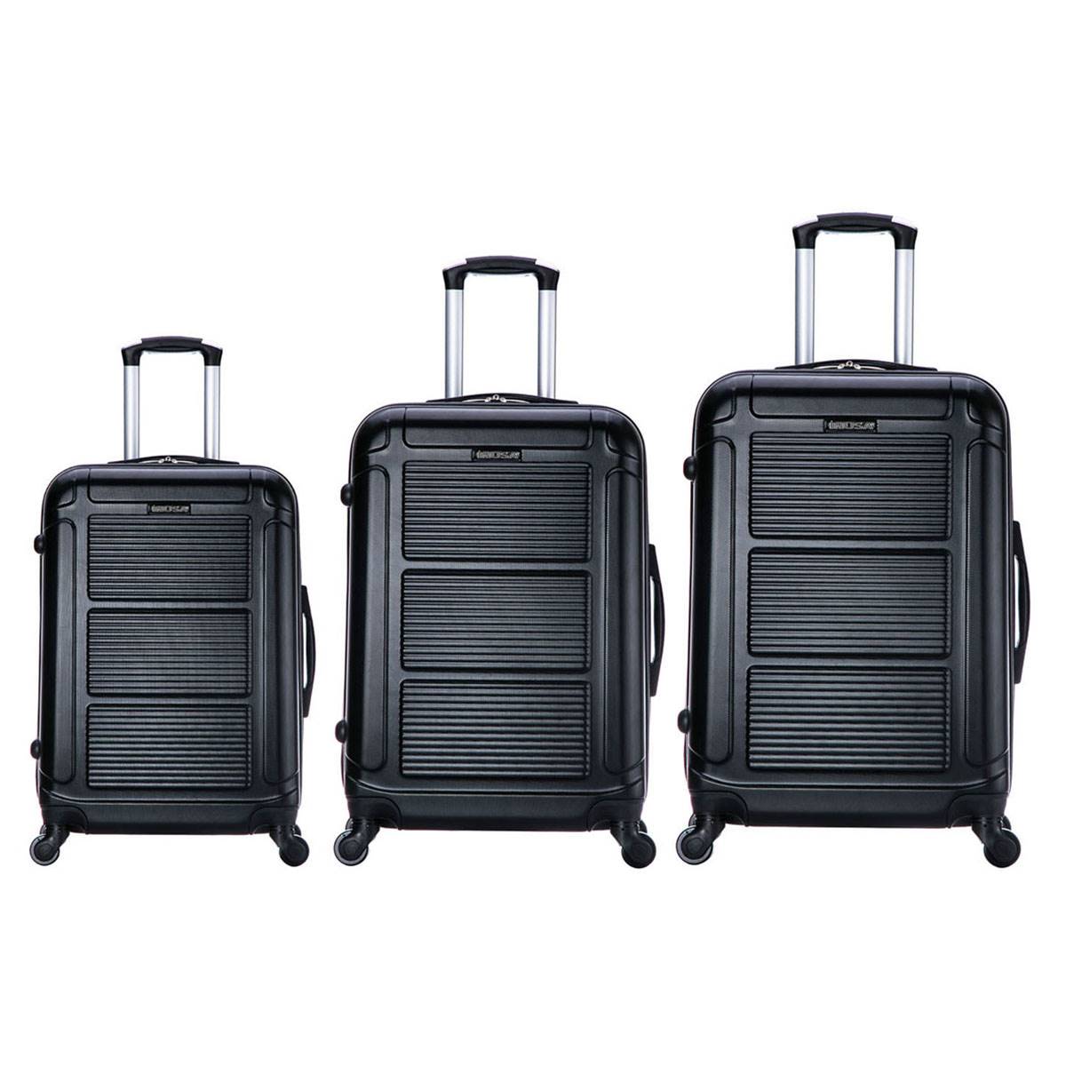 InUSA Pilot 3pc. Hardside Spinner Luggage Set