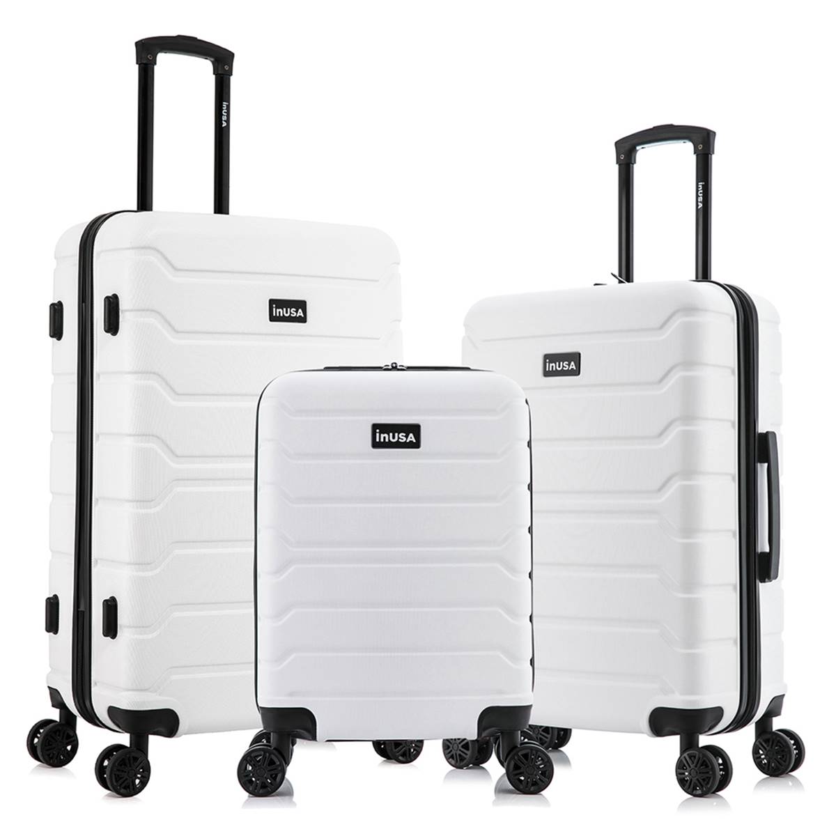 InUSA Trend 3pc. Lightweight Hardside Spinner Luggage Set