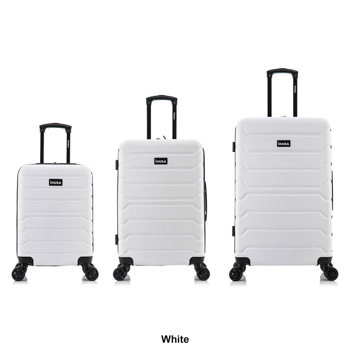 InUSA Trend 3pc. Lightweight Hardside Spinner Luggage Set