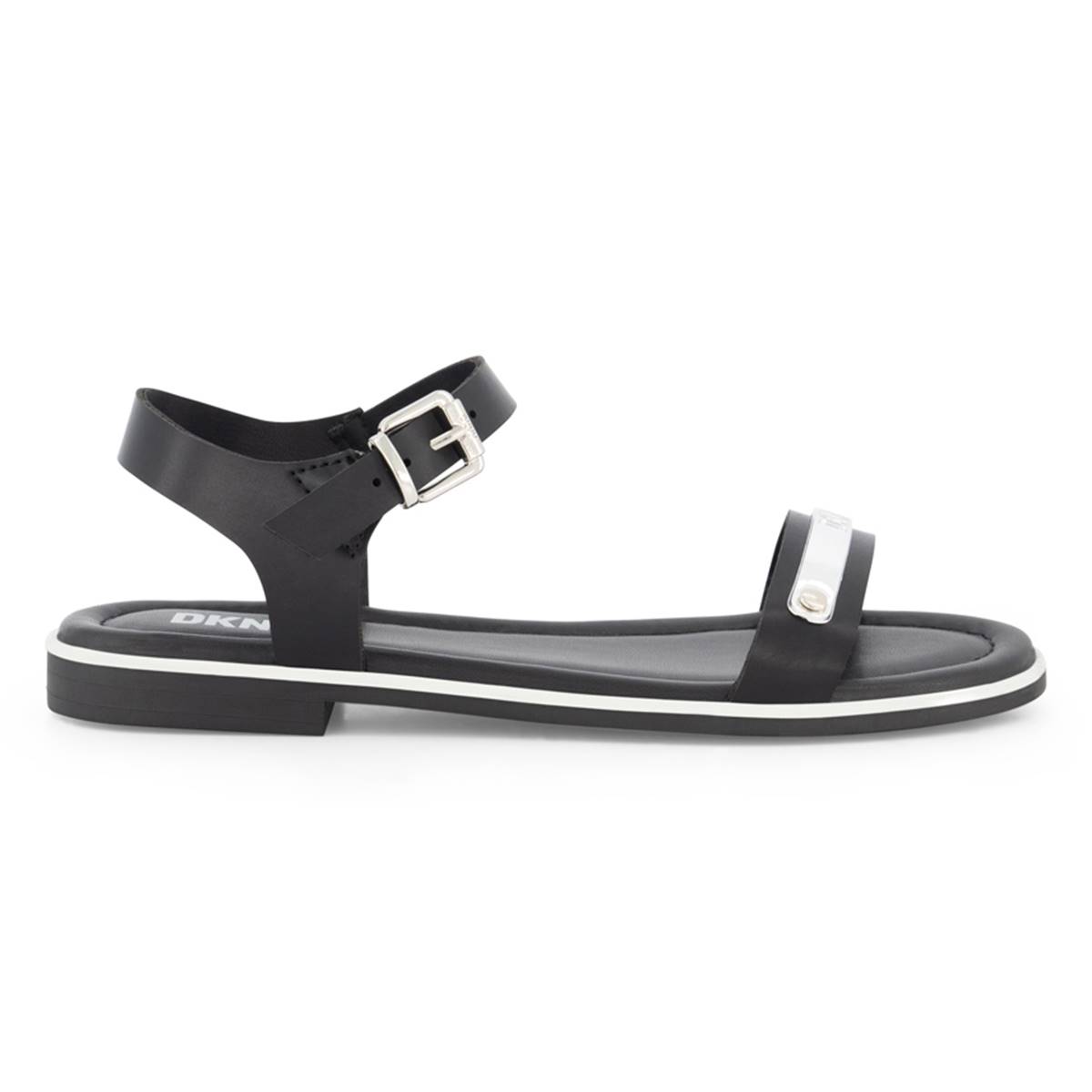 Big Girls DKNY Cassie Metal Strap Slingback Sandals