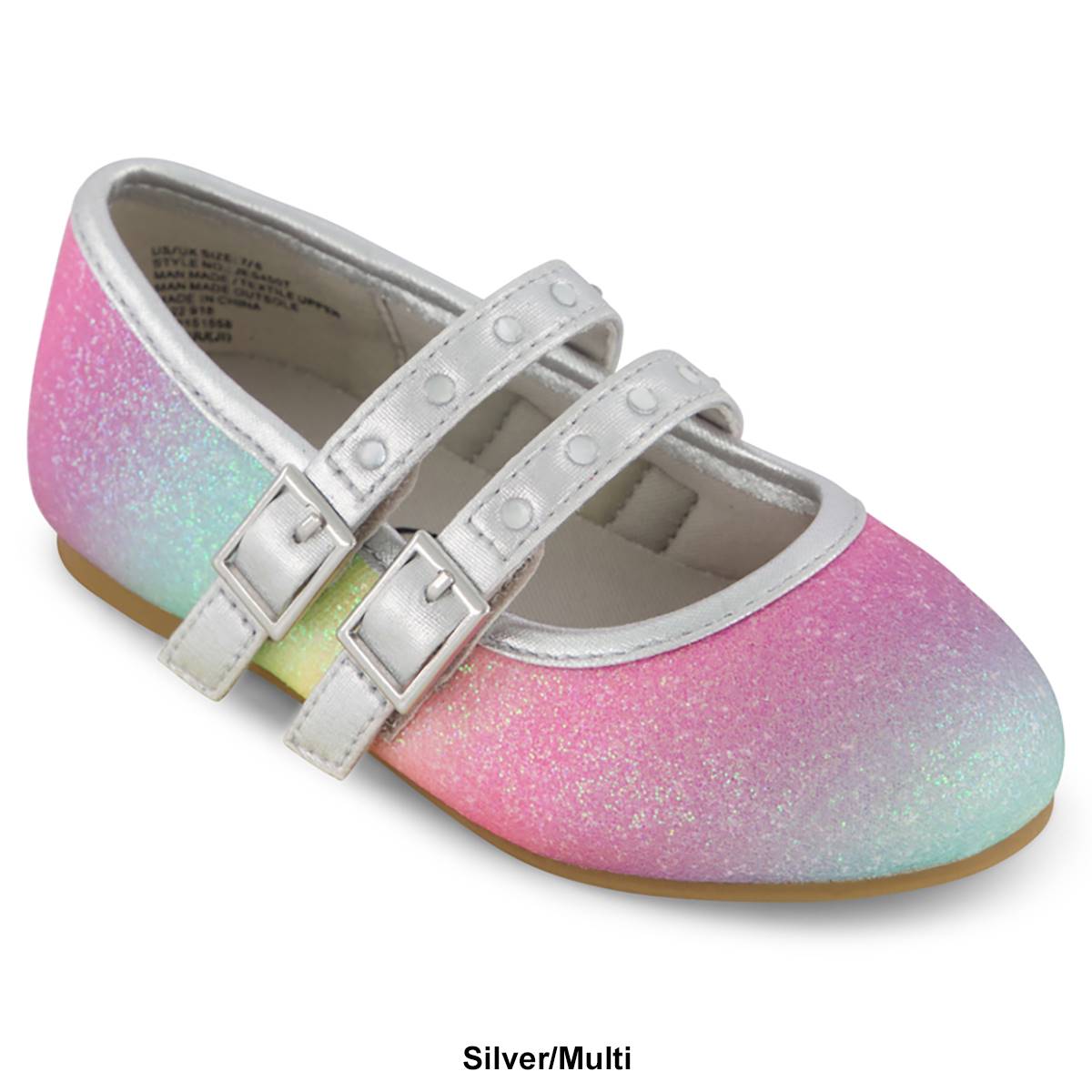 Little Girls Jessica Simpson Amy Double Strap Flats