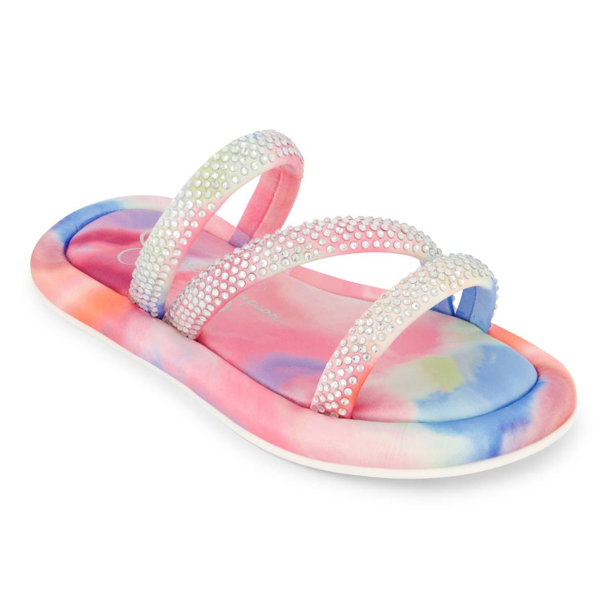 Big Girls Jessica Simpson Kaylen Strap Slide Sandals