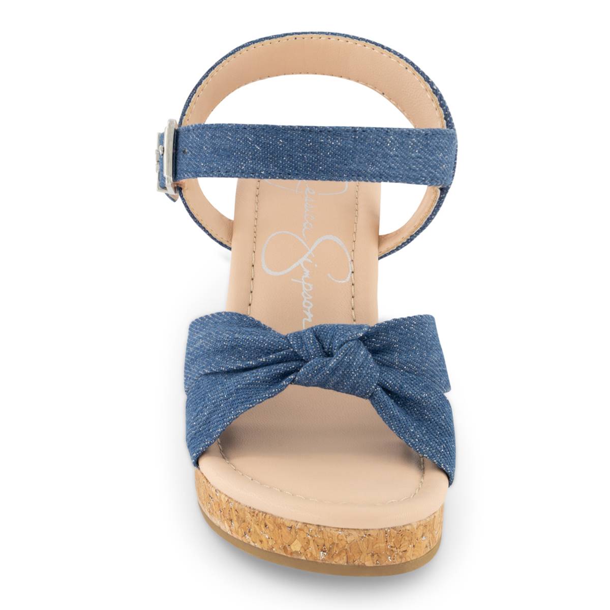 Big Girls Jessica Simpson Asha Knot Wedge Sandals