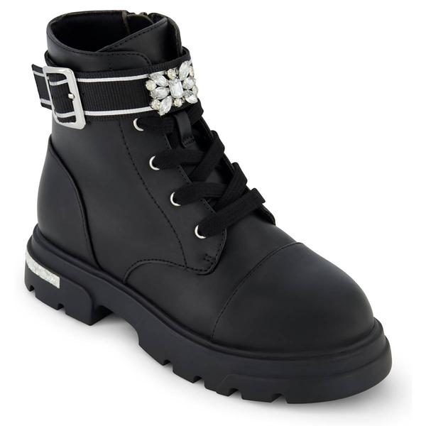 Big Girls Jessica Simpson Rosa Brooch Combat Boots
