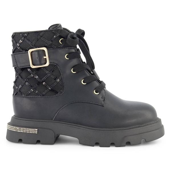 Big Girls Jessica Simpson Rosa Buckle Combat Boots alternate view