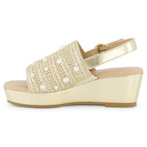 Big Girls Marc Fisher Marren Weave Wedge Sandals alternate view