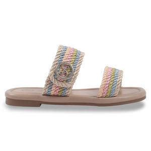 Big Girls Sam & Libby Belle Cord Slide Sandals alternate view