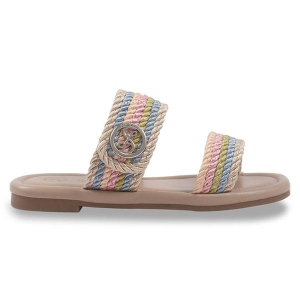 Big Girls Sam & Libby Belle Cord Slide Sandals alternate view
