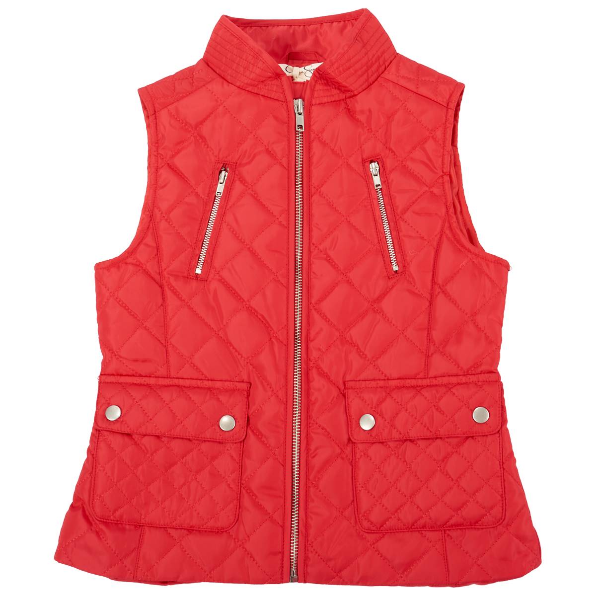 Girls (7-16) Jessica Simpson Quilted Barn Vest