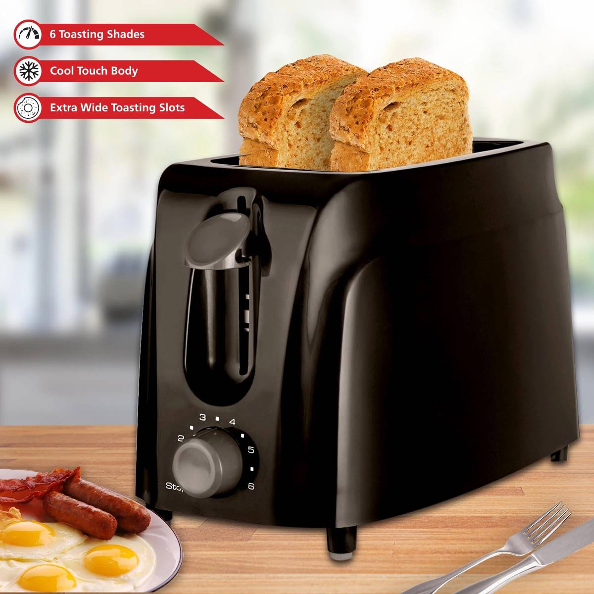 Brentwood(R) 2 Slice Cool Touch Toaster