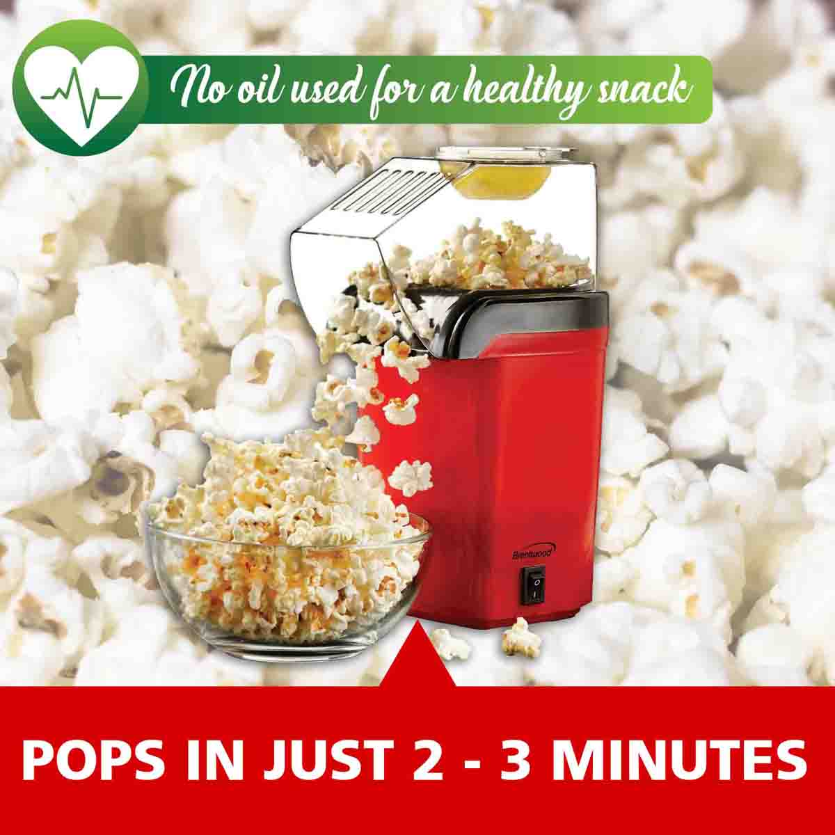 Brentwood(R) 8 Cup Popcorn Maker