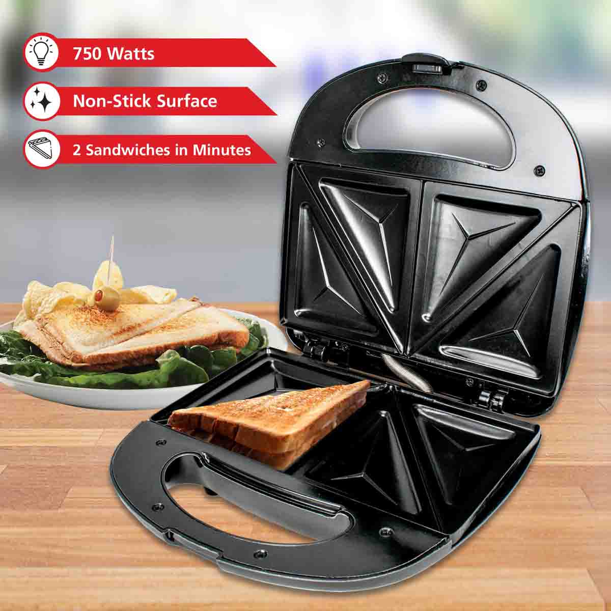 Brentwood(R) Dual Sandwich Maker