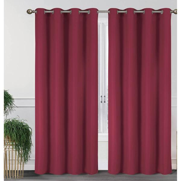 J&V Textiles Room Darkening Grommet Curtain Panels