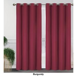 J&V Textiles Lillian Room Darkening Grommet Curtain Panels alternate view