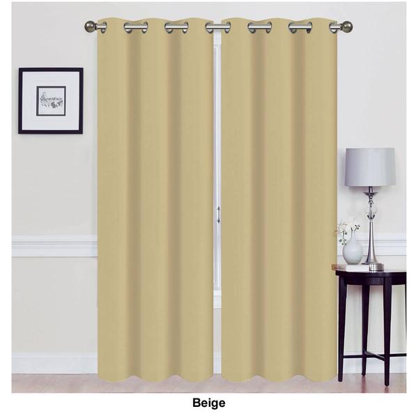 J&V Textiles Madonna Blackout Grommet Curtain Panels alternate view