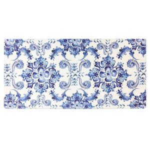 J&V Textiles Cloud Comfort Anti-Fatigue Poppy Blue Kitchen Mat