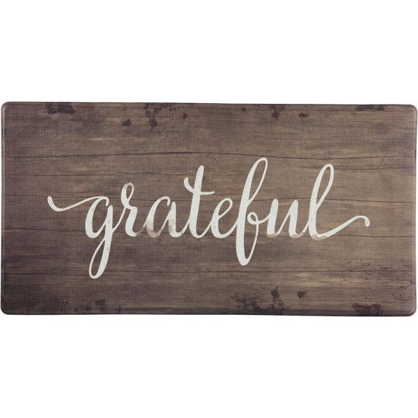 J&V Textiles Cloud Comfort Anti-Fatigue Grateful Kitchen Mat