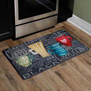 J&V Textiles Cloud Comfort Anti-Fatigue Coffee Cup Kitchen Mat alternate view