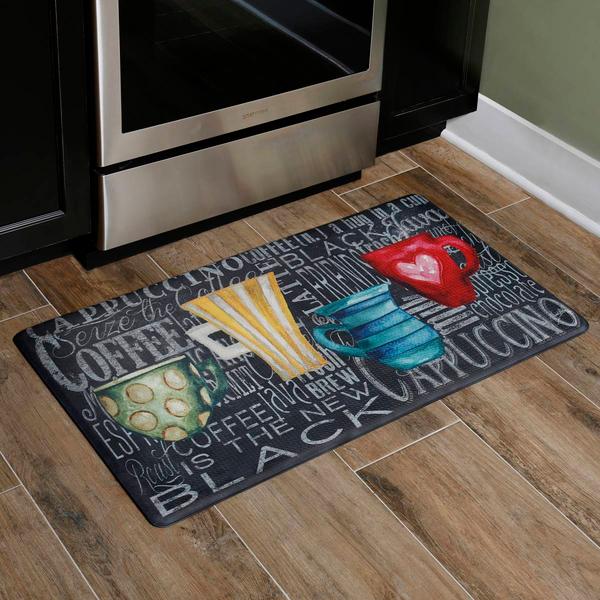 J&V Textiles Cloud Comfort Anti-Fatigue Coffee Cup Kitchen Mat alternate view