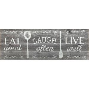 J&V Textiles Cloud Comfort Eat Laugh Live Anti-Fatigue Mat